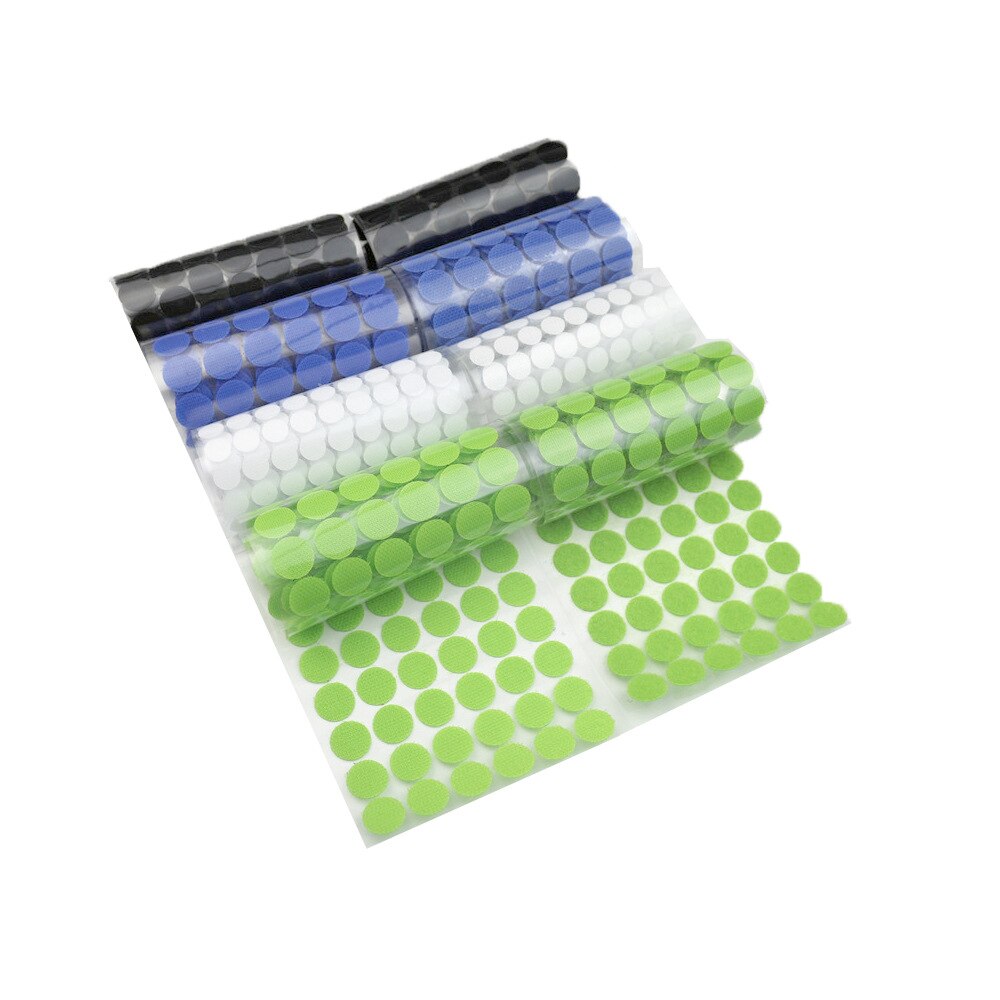 100pairs 10mm Velcros Strong Self Adhesive Fastener Tape Round Dots Magic Nylon Hook Loop Sticker Tape Sewing Craft DIY
