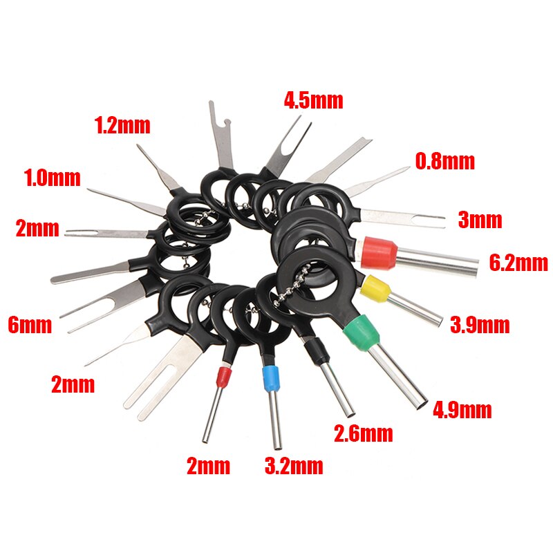 1 set Automotive Wiring Crimp Connector Extractor Kit Harness Terminal Removal Tool Auto Car Terminal Release Repair Kit