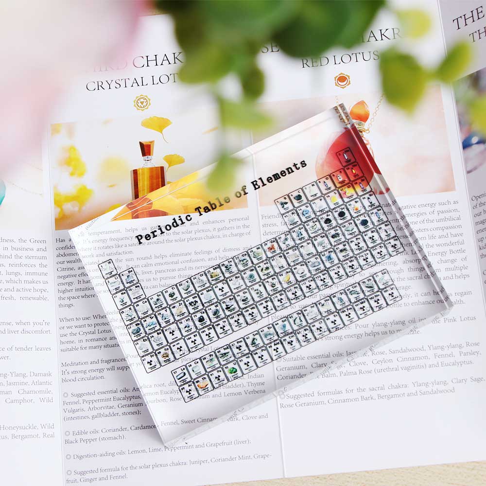 Acrylic Periodic Table Display Kids Teaching School Day Teachers Day Birthday Periodic Table Display With Elements