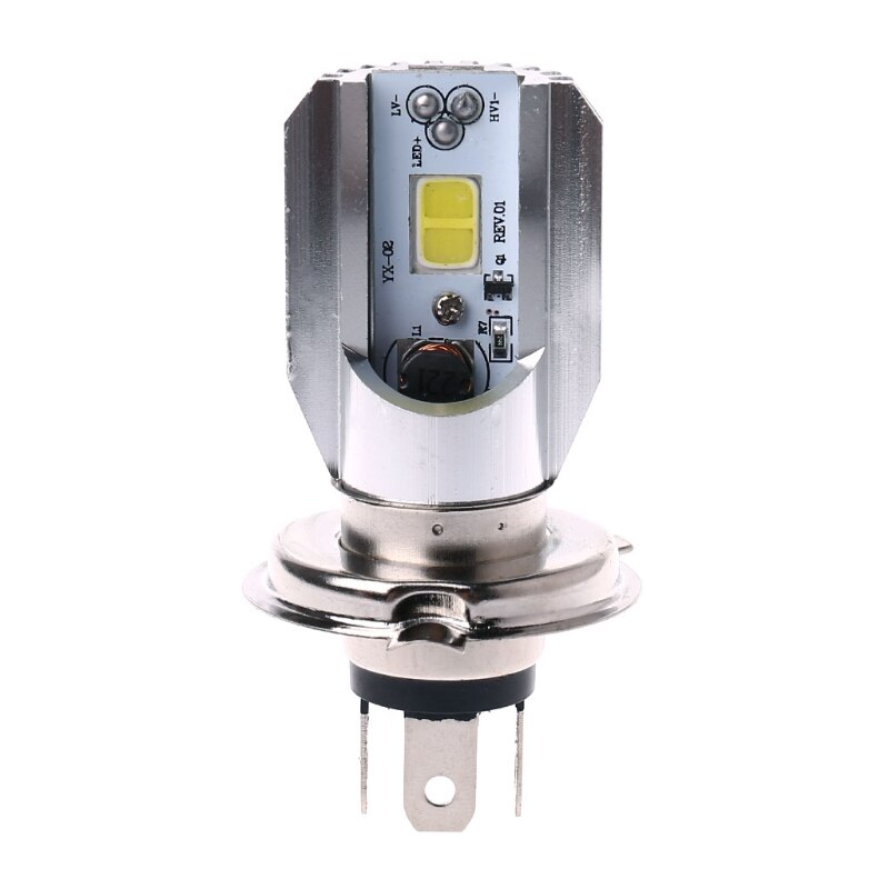 12W H4 Led Motorfiets Koplamp Cob Lamp Motor Koplamp Dc 6-80V