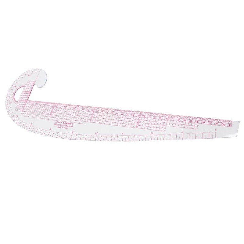 1PC Multifunctional Sewing Ruler Tools Measure Tailor Grading Plastic Comma Shaped Curve Ruler Styling French Curve Ruler