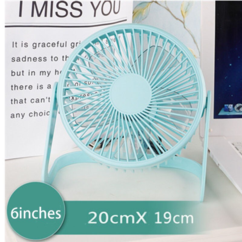 2022 USB Fan 5 Inch 6 Inch 8 Inch Small Fan Office Desktop Electric Fan