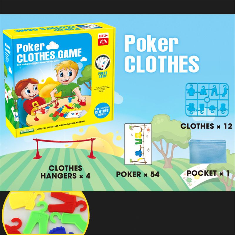 Multiplayer Kleding Wedstrijd Spelen Vroege Onderwijs Speelgoed Denken Training Onderwijs B36E