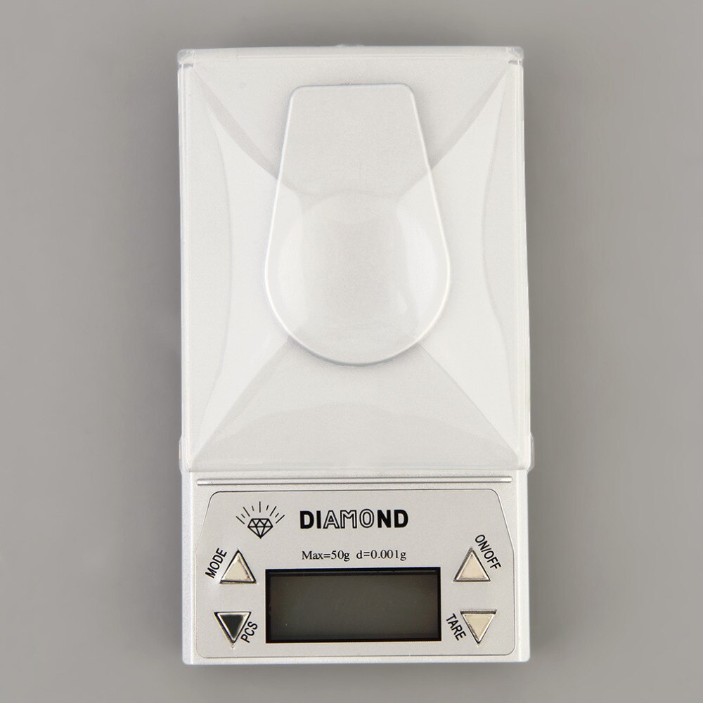 1pcs di Alta Precisione 50G 0.001g LCD Jewelry Digital Bilancia Lab Oro Erba Equilibrio Retroilluminazione Blu Grammo di Peso negozio in tutto il mondo Hot