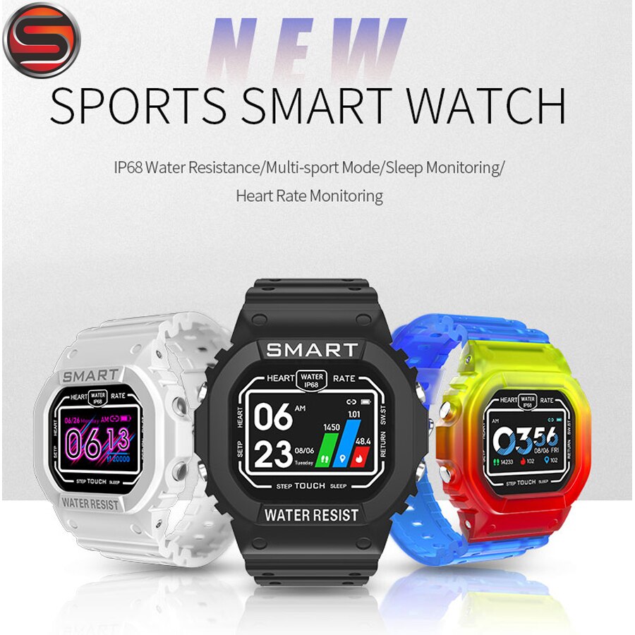 IP68 Waterproof Smart Watch Swimming Men Women Wristwatch Heart Rate Blood Pressure Monitor Bracelet Sports Wristband PK X12