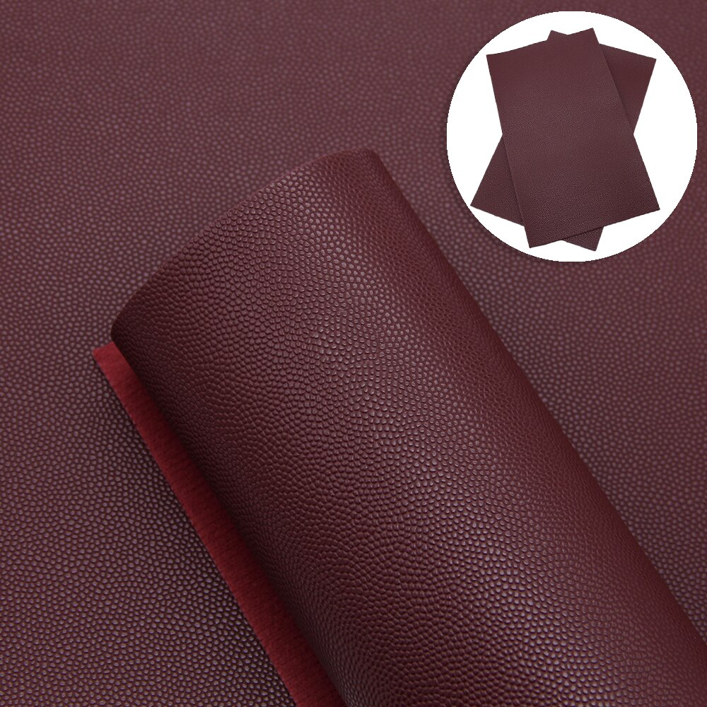 20*34cm ensfarvet syntetisk læder med basketball korn, håndlavede materialer til fremstilling af håndtaske ,1 yc 8106: 1095220003