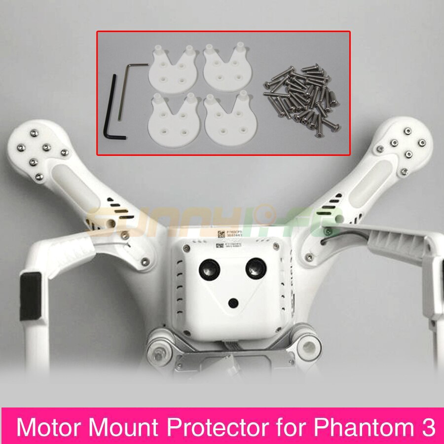 4 Stuks Motor Mount Protector Quick Release Mount Adapter Versterken & Beschermen Motor Mount Voor Dji Phantom 3