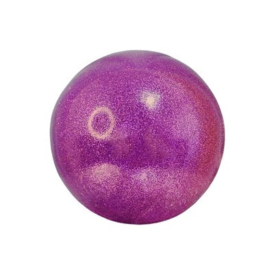 Palla da allenamento per palla da ginnastica ritmica da 15/18 cm con rete e fa ad aria per la competizione di esercizi di prestazione di pratica di danza: Blu / Taglia Unica