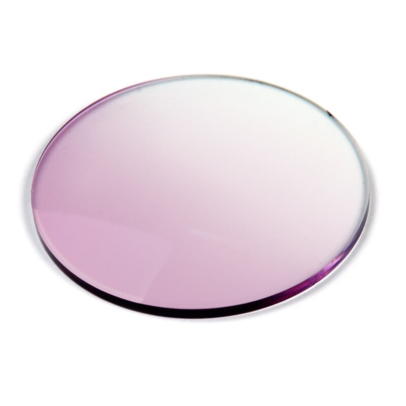 Toketorism Anti Reflective Prescription Lenses Anti UV Gradient Tint Lens for Glasses Frame and Trimming Rimless Sunglass: Gradient purple