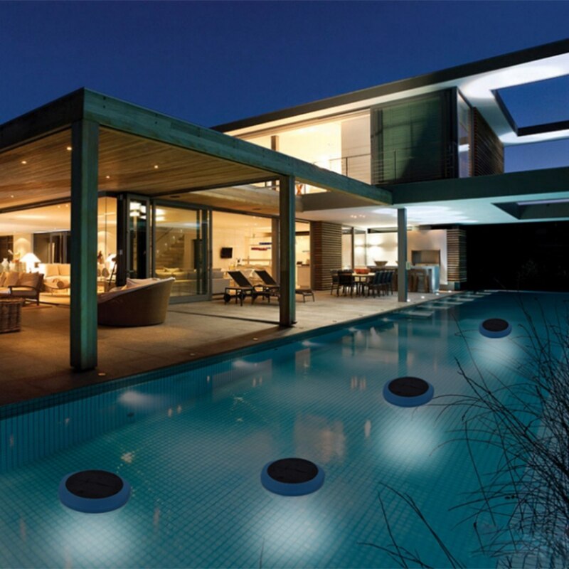 Solar Water Floating Light Pool Solar Integrated Garden Light LED Colorful Waterproof Decorative Light