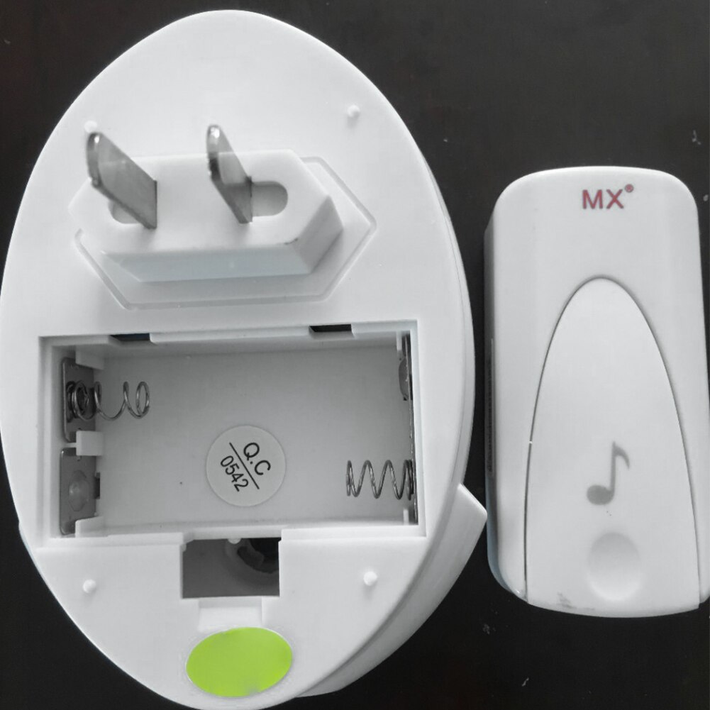 36 Chimes Receiver School Led Music ABS Long Range Digital Doorbell Home Plug In Dual Use Office Wireless Remote Easy Install