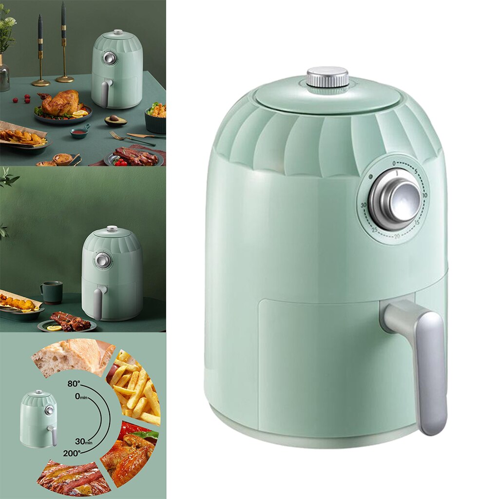 2L Home Air Fryer No Oil Intelligent Kitchen Electric Fryer French Fries Machine Timer Setting &amp; Temperature Control