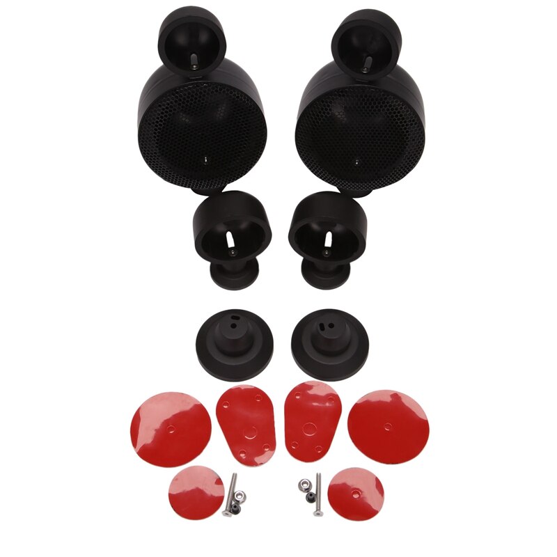 1 Paar 3 Inch Hoorn Wasmachine Car Audio Gemodificeerde Drie-Weg Midrange Speaker Beugel Tweeter Base Speakers Box Voor auto