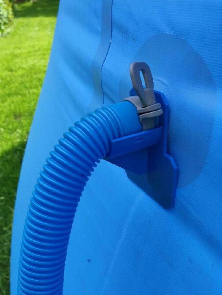 Soporte de tubo para piscina, abrazadera de manguera con brida de Cable, 30-37mm, 32mm, 38mm, 1 unidad