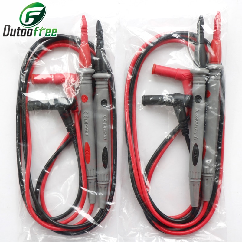 Messspitzen Für Multimeter 0,7 Mm Cobee Messspitzen Für Multimeter – 0,7 Mm Nadel, 10 Stück, 30V/10A – Isolierte Piercing-Sonden Mit