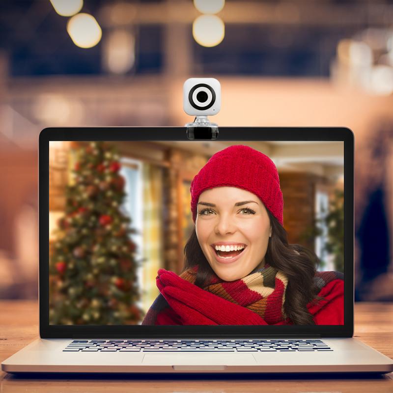PC Laptop Digital Camera HD USB Webcam Rotatable Video Recording With Microphone Web Camera for Live Video Call Meeting