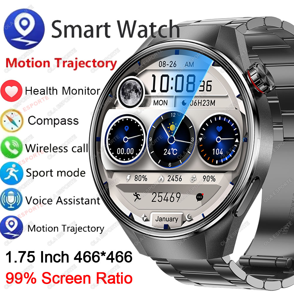 G5 plus sprytny zegarek mężczyźni zegarek 5 zawodowiec 99% stosunek AMOLED ekran kompas BT połączenie GPS trajektoria serce wskaźnik kompas Smartwatch Człowiek Nowy