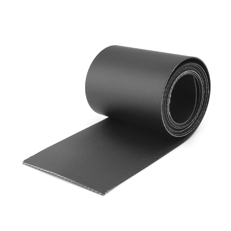 1 Roll 50*1000Mm Opblaasbare Boten Kajak Speciale Beschadigd Lekkende Gat Pvc Reparatie Patch Kit Gelijmd Waterdichte Patch tool Boot: Black