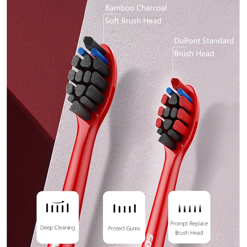 SOUNESS SNK01 Sonic Electric Toothbrush 3D Smart Touch Ultrasonic Automatic Tooth Brush Adult IPX7 Waterproof Electric Brush Set