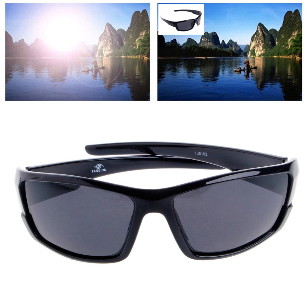 Óculos de sol masculino polarizado, óculos esportivo para dirigir, ciclismo, pesca