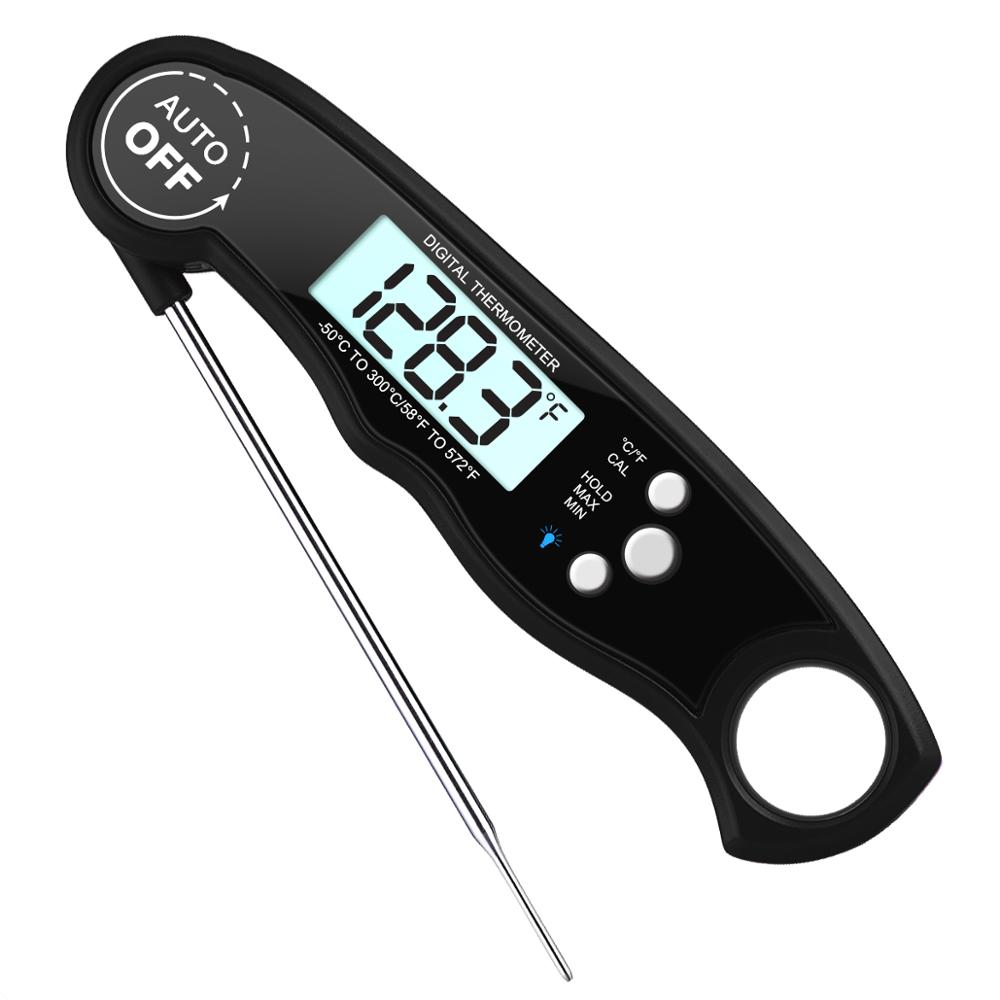 AMIR thermomètre numérique pour viande BBQ | Thermomètre électronique étanche pour viande, thermomètre de cuisine, sonde de cuisine, eau thermomètre à lait