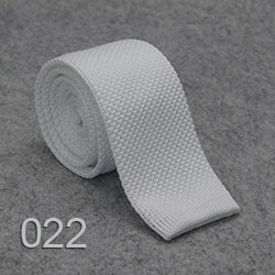 Huishi Slanke Mode Gebreide Banden Voor Mannen 5.5 Cm Solid Blauw Rood Gebreide Tiegreen Gebreide Tie Brown Gebreide Ties: 22
