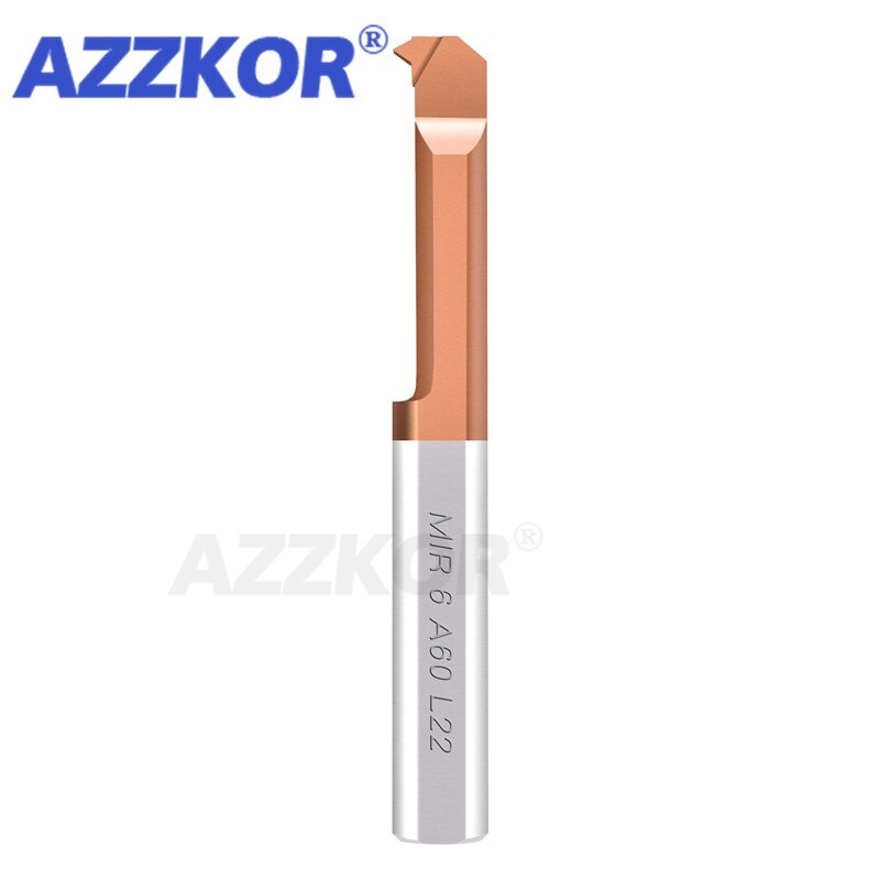 Thread Milling Cutter MIR Carbide Lathe Boring Cutter Coated Mini Internal Turing Tungsten Tool AZZKOR Cutting Small Hole