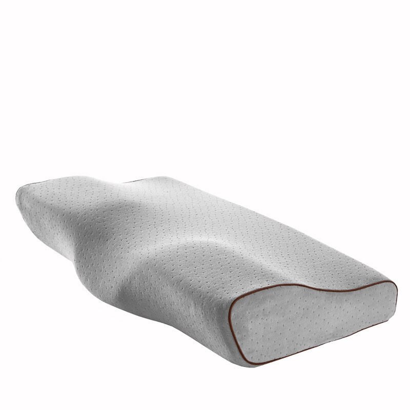 Butterfly Memory Foam Bedding Pillow Magnetic Neck Pillow Slow Rebound Memory Pillow Shaped Pillow Health Cervical Neck: Gray / 50x30cm
