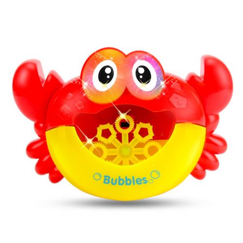 Bubble Crabs LED Light Music Baby Bath Toys Kids Pool Swimming Bathtub Soap Machine Automatic Bubble Funny Crab BathToy: Default Title