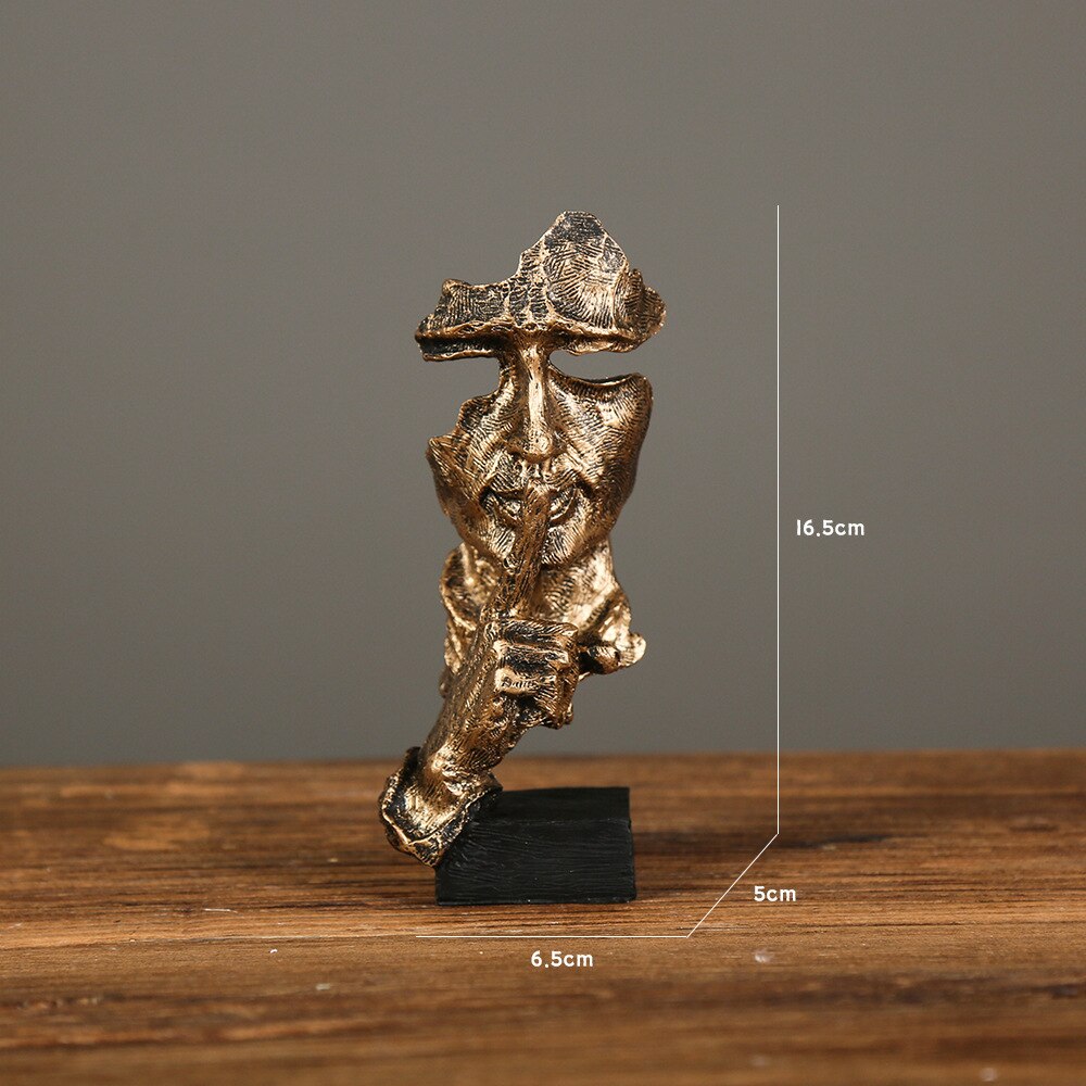 Kreative Stille Ist Gin Wein Schrank Dekoration retro Dekoration Hause Wohnzimmer Bücherregal Schreibtisch Skulptur Schnickschnack: A