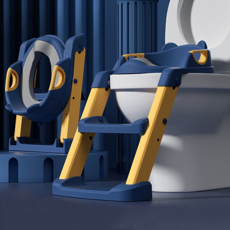 Folding Infant Potty Training Seat Urinal Backrest Chair With Step Stools Ladder For Baby Toddlers Boys Girls Safe Toilet Seat