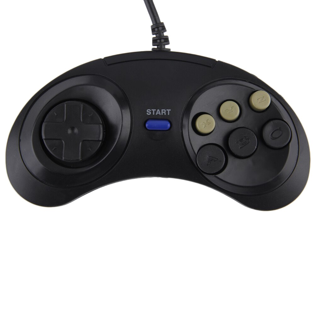 Game Controller Voor Sega Genesis Voor 16 Bit Handvat Controller 6 Knop Gamepad Voor Sega Md Game Accessoires