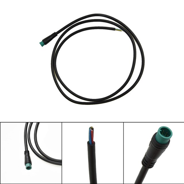 Julet Waterdichte Kabel Bafang Uitbreiding Cale Motor Licht Ebrake Throttle Display 2 3 4 5 Pin Ebike Conversie Kabel: 5P male 1.5m