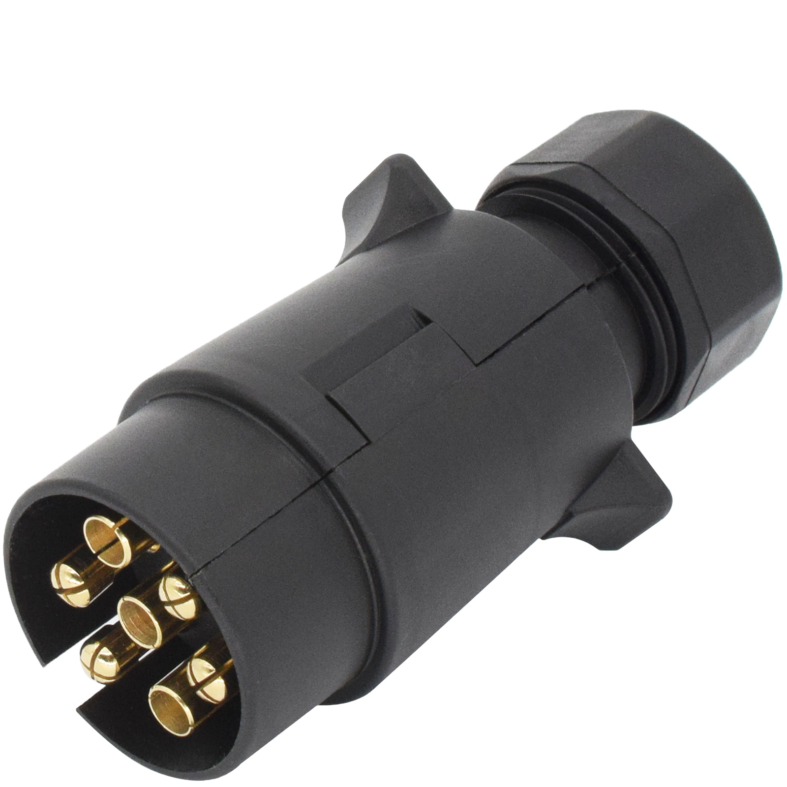 Durable 7 Pin Trailer Truck Towing Electrics 12V Connector Automobile Plastic Plugs Wiring Connector Adapter Car Accessories