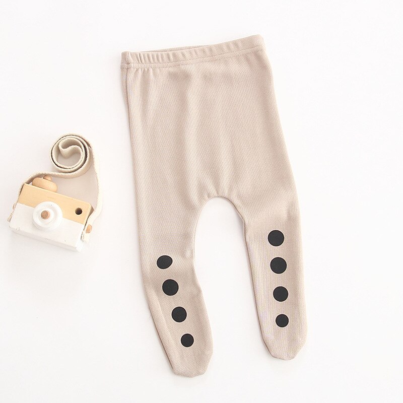 Leuke Geometrische Kids Meisjes Panty Panty Kous Katoen Kinderen Baby Boy Panty Kousen Peuter Panty Voor 0-1Y: Beige / 18m
