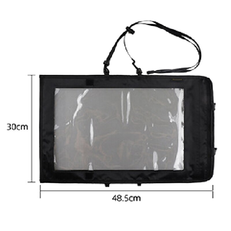 Portable Lightweight Dry Map Cover Outdoor Waterproof Clear PVC Case Maps Pouch Holder Camping Hiking Transparent Bag