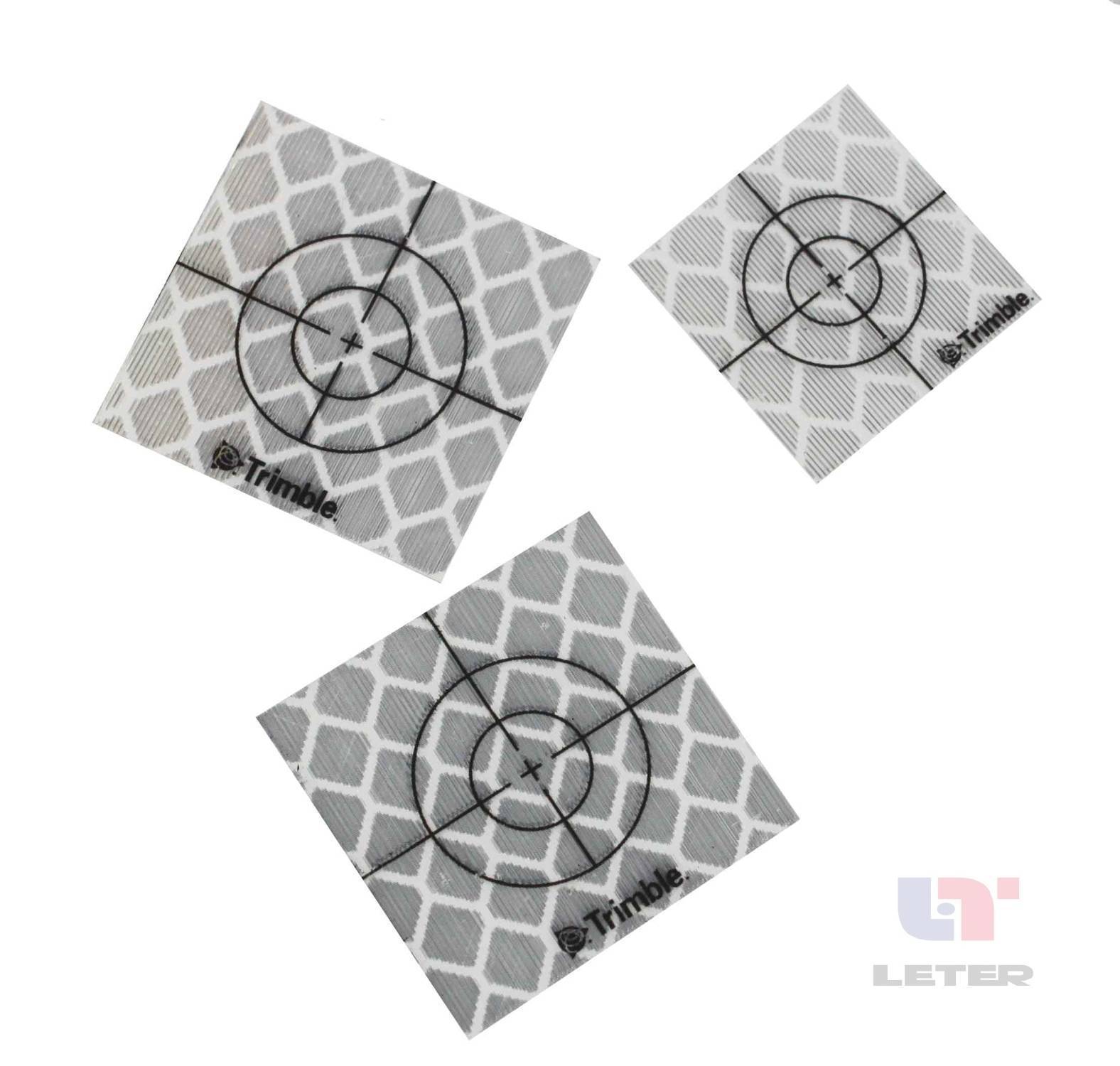 Tri-mble 100PCS 40-40MM Reflector Sheet Reflective Tape Target for Total Station