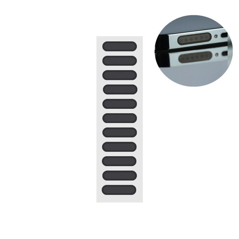 Portable mini metal charger port stopper phone dust plug for apple iphone series mobile phone accessories dustproof cover: Speaker sticker