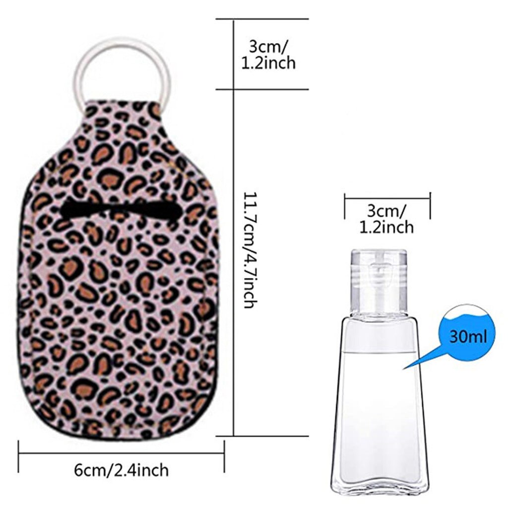 Key Chain Hand Sanitizer Dispenser Multi-functional Hand Sanitizer Bottle Key Storage Case Hook Holder Wall Hand Sanitizer Pumps