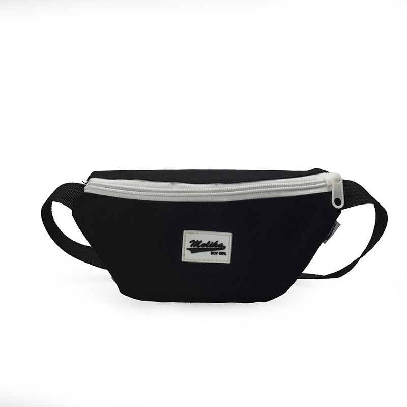 Children's Messenger Bag Small Pocket Chest Bag Sports Shoulder Bag Accessories Pack for Boys and Girls: Black
