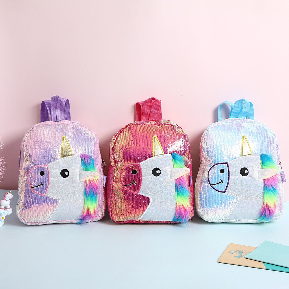 Eenhoorn rugzak meisjes/dames schooltassen winter mochila infantil schooltassen voor tienermeisjes kinderrugzak sac a dos enfant