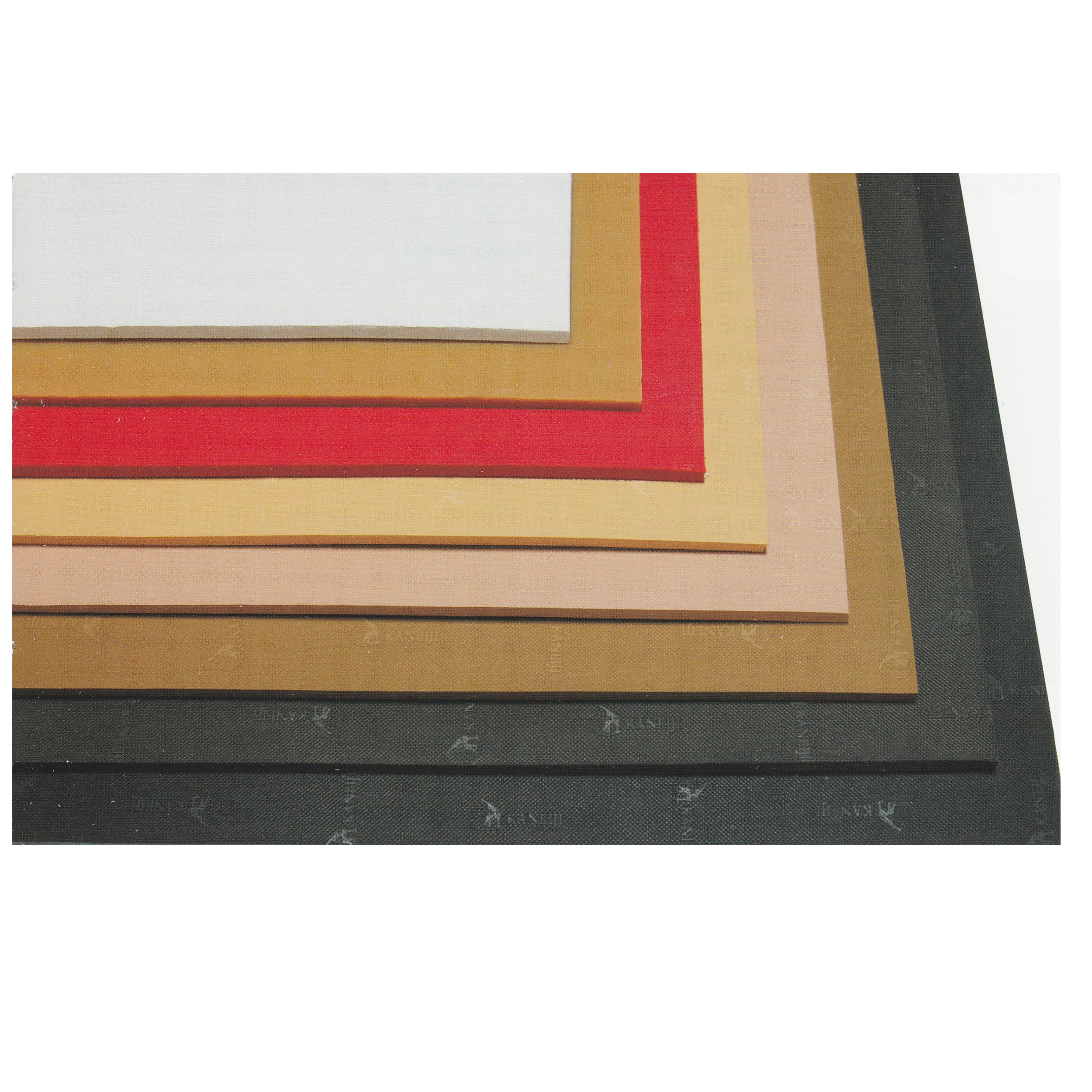 KANEIJI Cherry shoe repair rubber soling sheet, pro tania soling sheet, repair shoes out sole rubber sheet, colors, 1mm thicknes