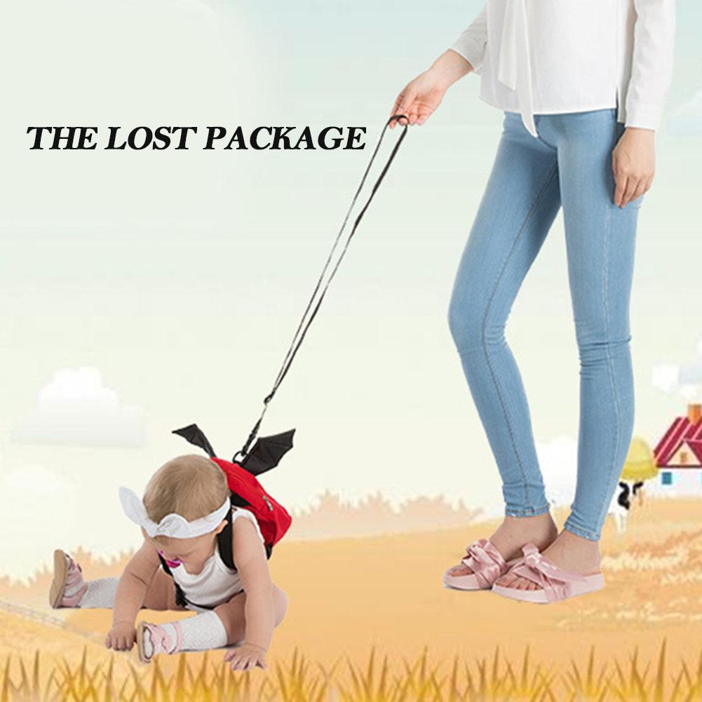 Sac à dos multifonction en toile pour bébé, avec sangle de sécurité anti-perte, harnais et laisse pour bébé