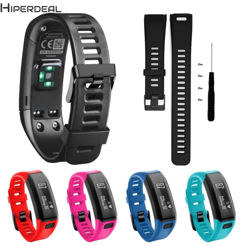 HIPERDEAL Neue Ersatz Weichen Silikon Armband Armband Armband Für Garmin Vivosmart HR 17Dec21