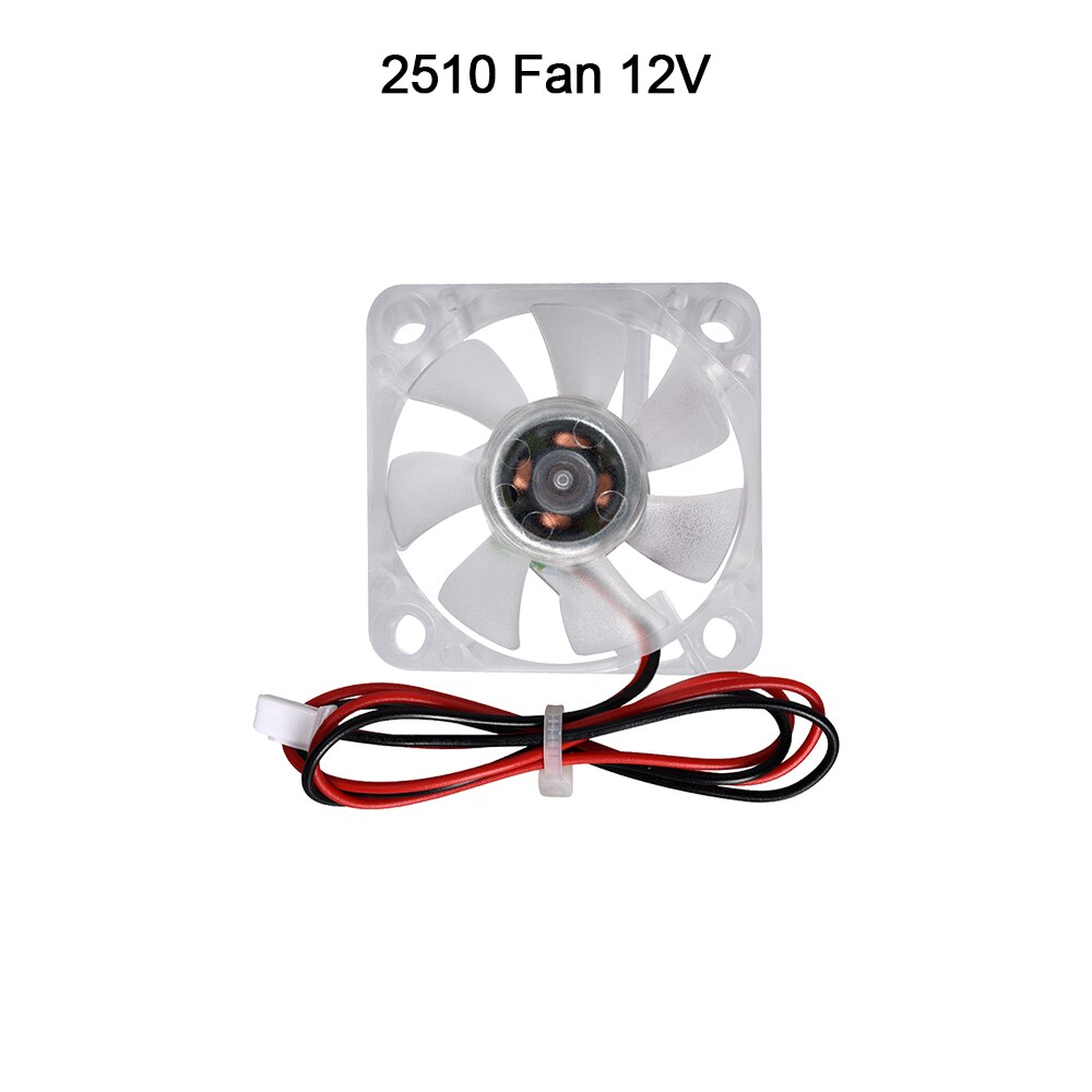 BIGTREETECH 3010 4010 2510 Cooling Fan 12V 24V RGB LED Hydraulic Bearing Cooler Silent Fans 3D Printer Parts Extruder Heatsink: 2PCS / 2510 12V