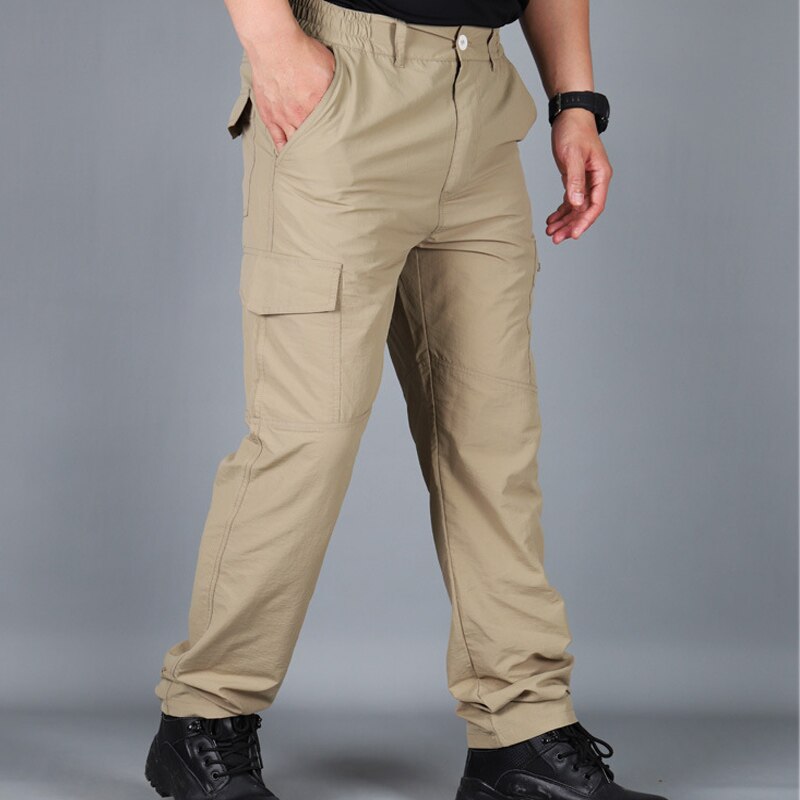 Men Summer Camping climbing trekking fish hiking Waterproof Outdoor Pant Breathable Quick Dry Trousers sports Oversize