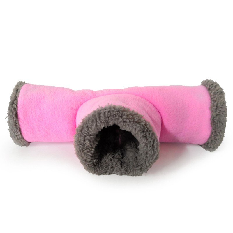 Kleine huisdier tunnel speelgoed winter warm buis bed hamster gerbil rat speelkanaal