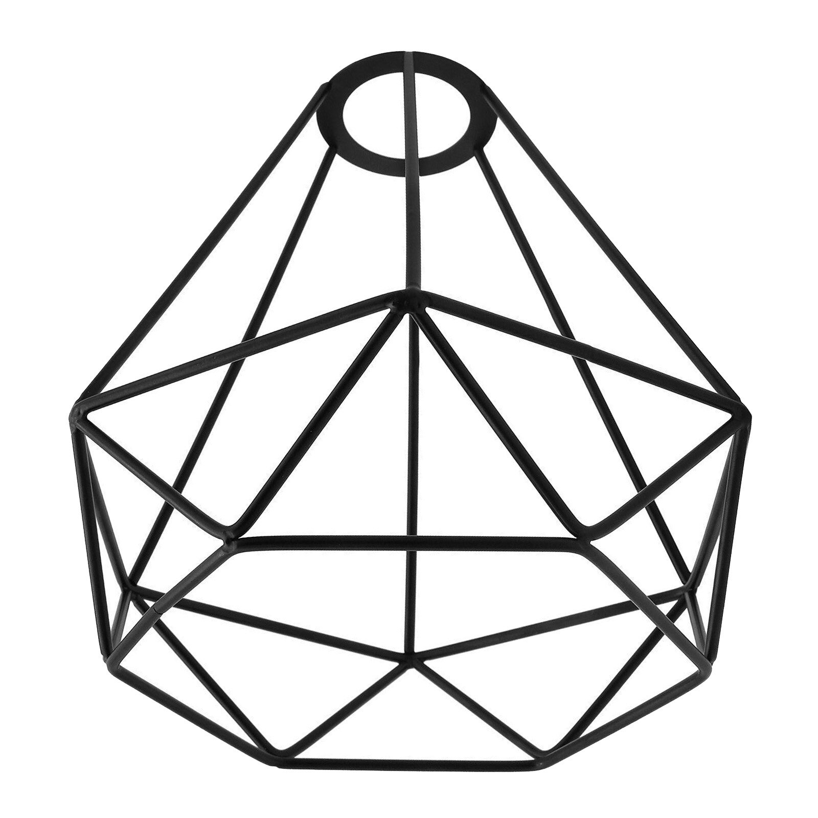 Iron Wire Bulb Cage, Industrial Vintage Lamp Holder, Pendant Wire Lamp/Light Guard Cage Lampshades, Clamp on Lamp Guard