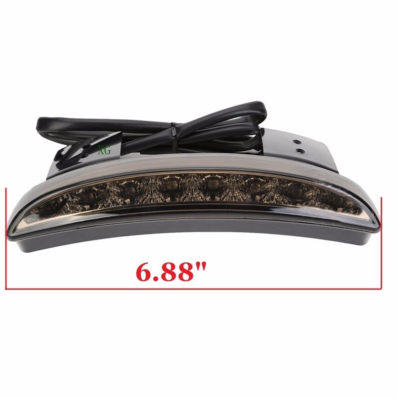 Luce freno moto 12V LED Stop fanale posteriore indicatori posteriori per Touring Sportster XL 883 1200