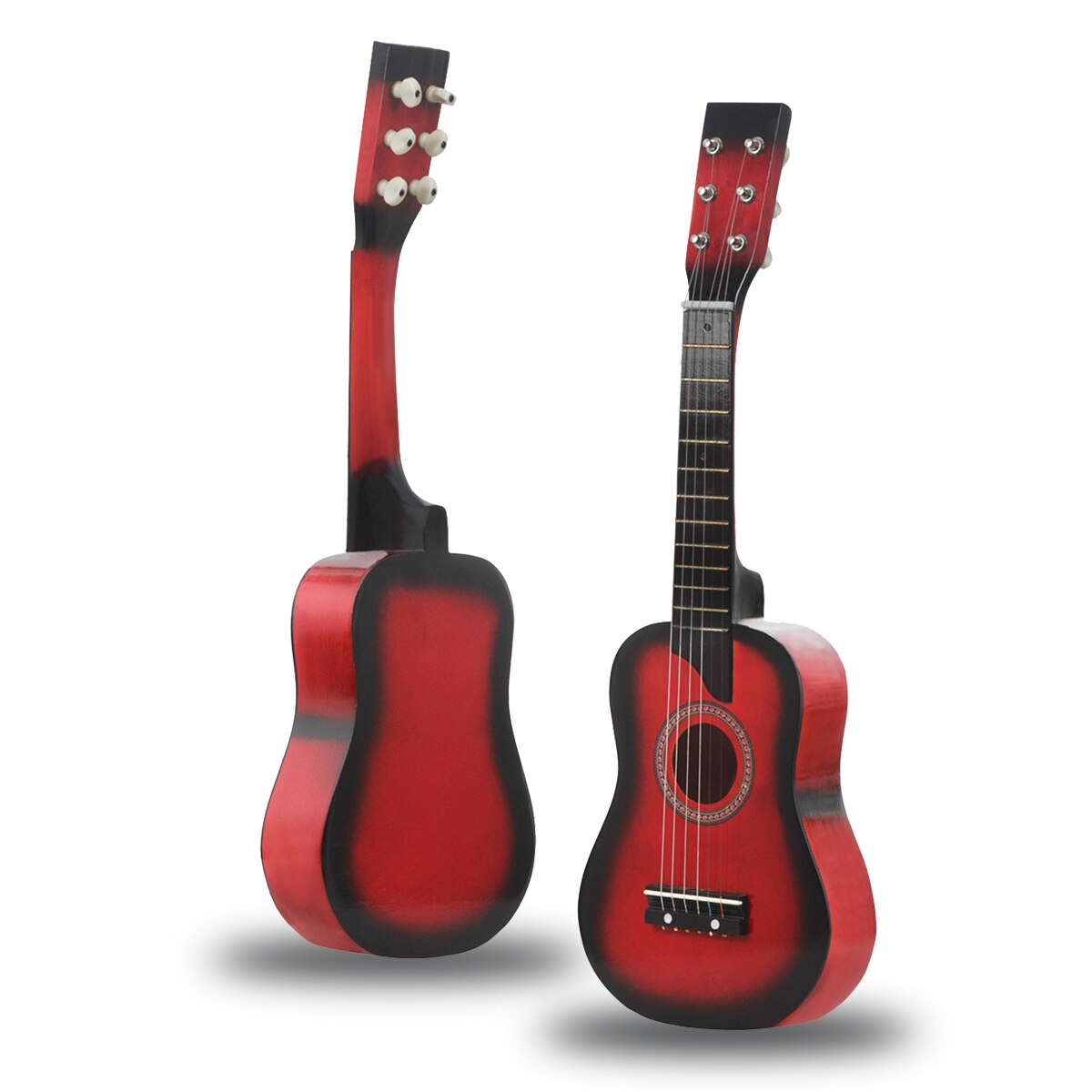 25 inch 6 String Wooden Acoustic Guitar Beginner Kids Musical Instrument with Carrying Bag Children Educational Musical